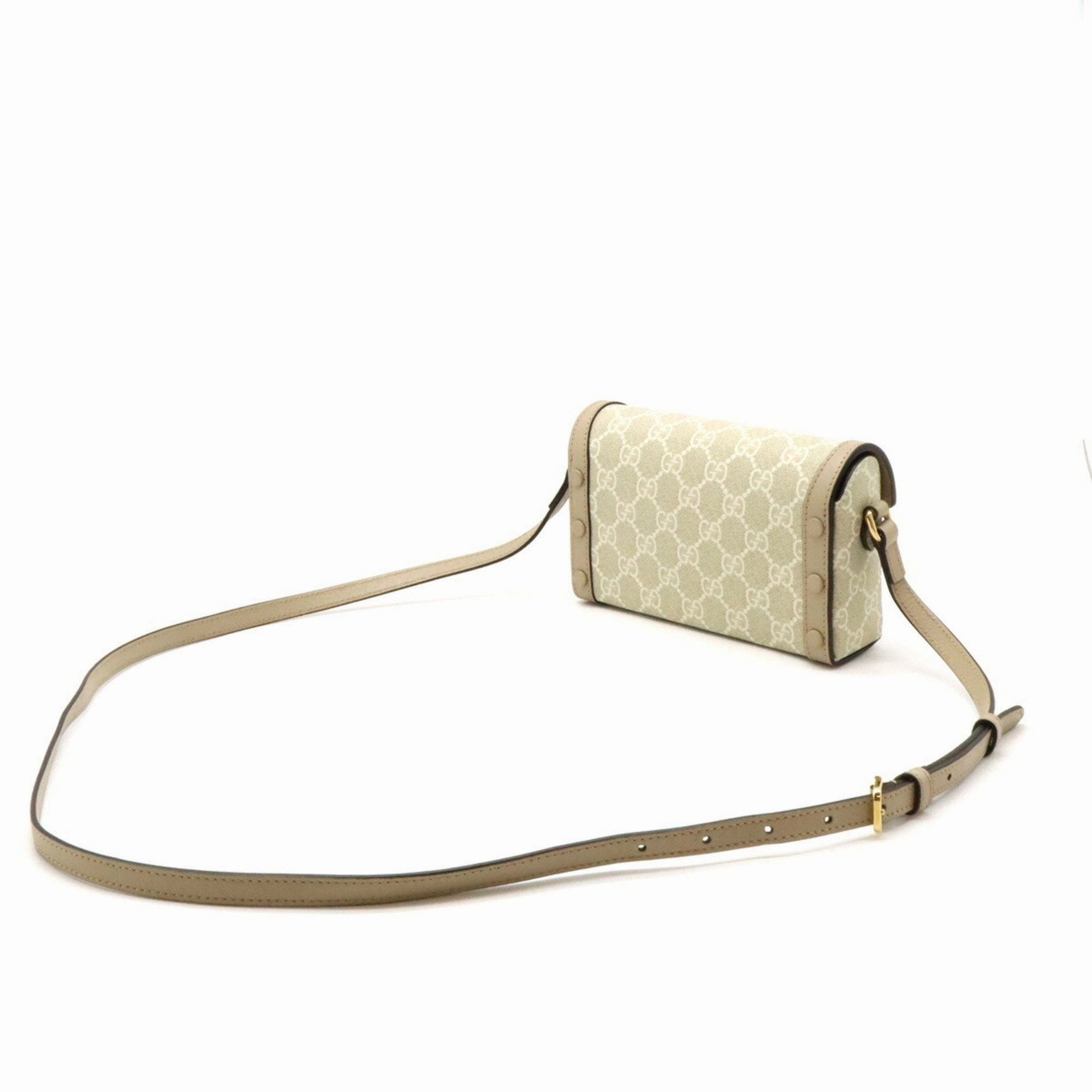 Gucci Horsebit   Pvc Leather Pochette Shoulder Bag (Pre-Owned)