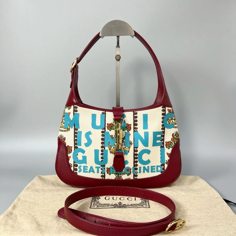 Gucci Jackie 1961 Small Burgundy Limited Edition Shoulder Bag