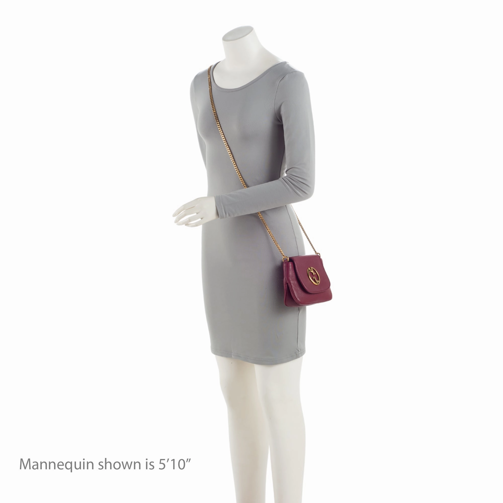 Gucci Leather 1973 Small Shoulder Bag (SHF-M9CBTl)