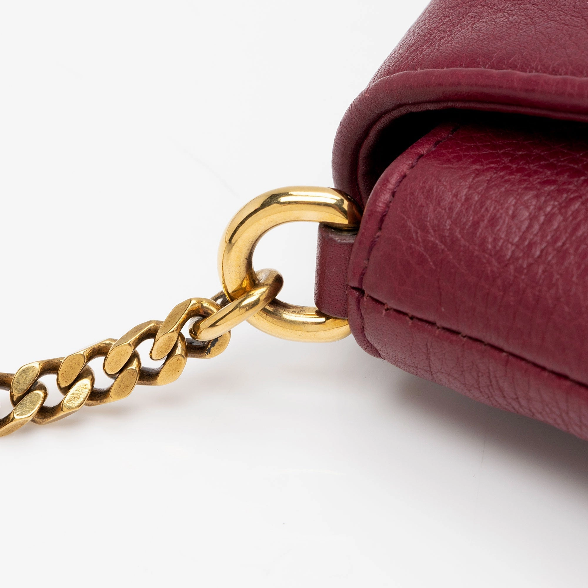 Gucci Leather 1973 Small Shoulder Bag (SHF-M9CBTl)