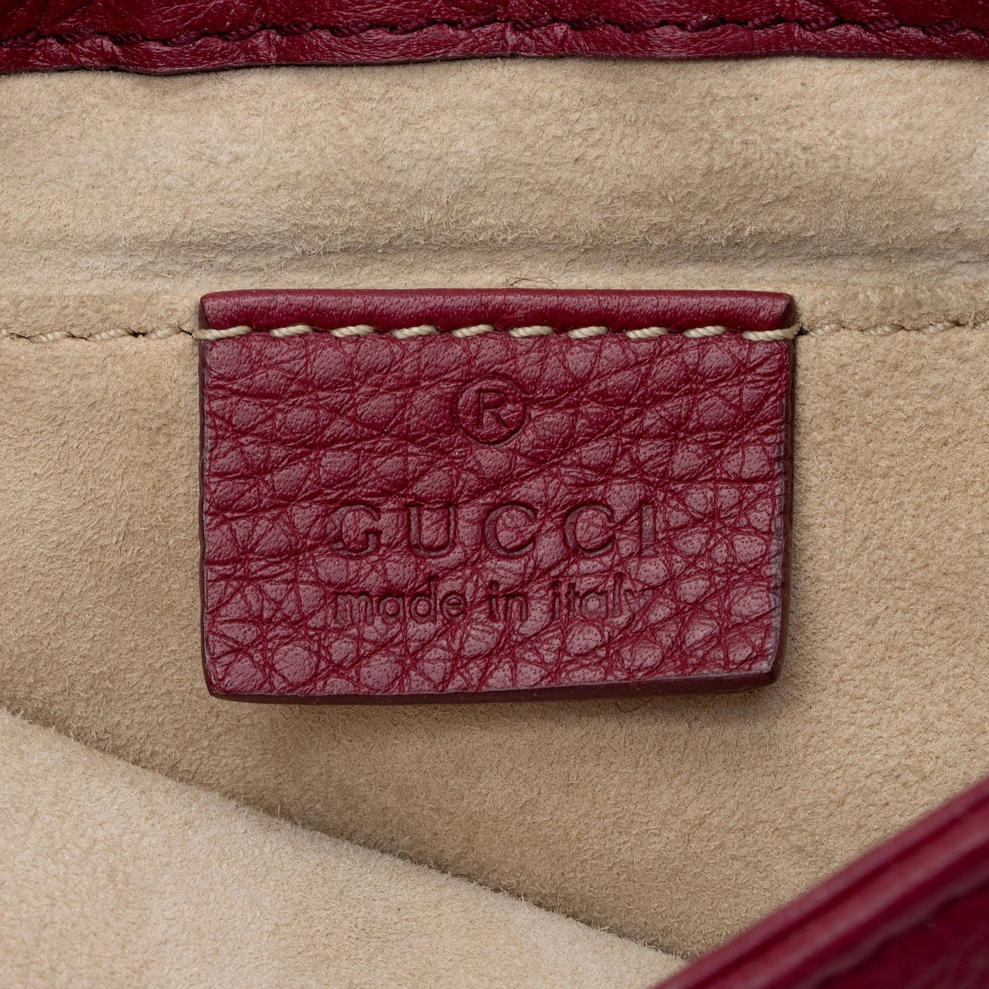 Gucci Leather 1973 Small Shoulder Bag (SHF-M9CBTl)