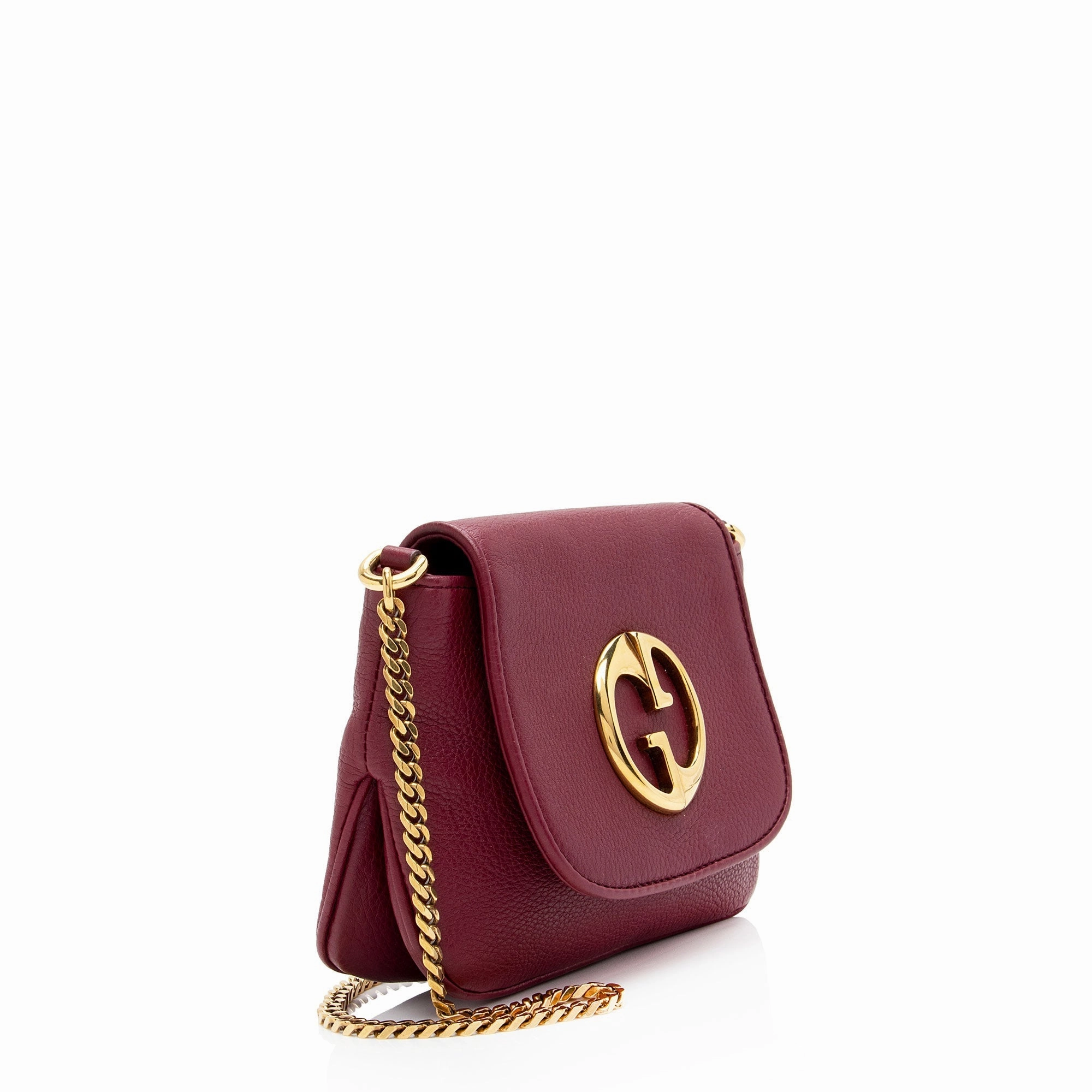 Gucci Leather 1973 Small Shoulder Bag (SHF-M9CBTl)