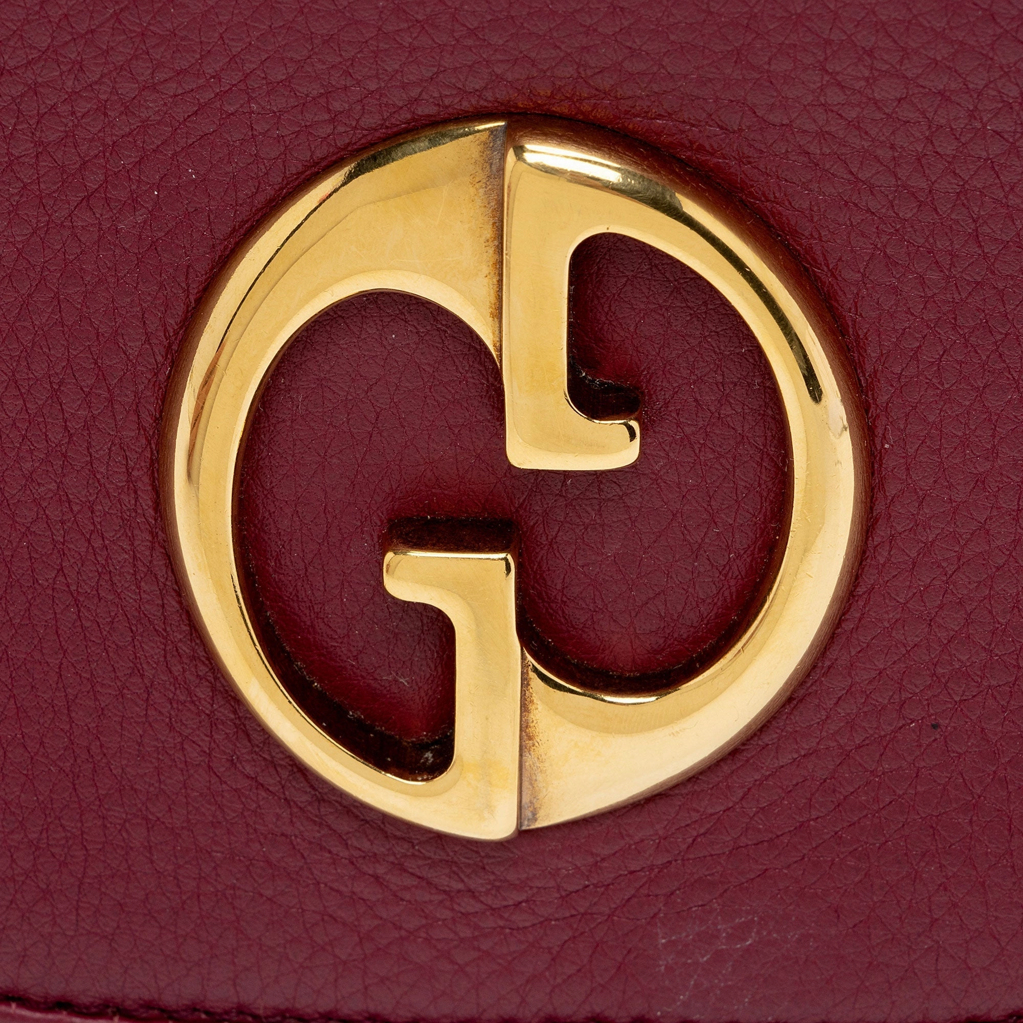 Gucci Leather 1973 Small Shoulder Bag (SHF-M9CBTl)