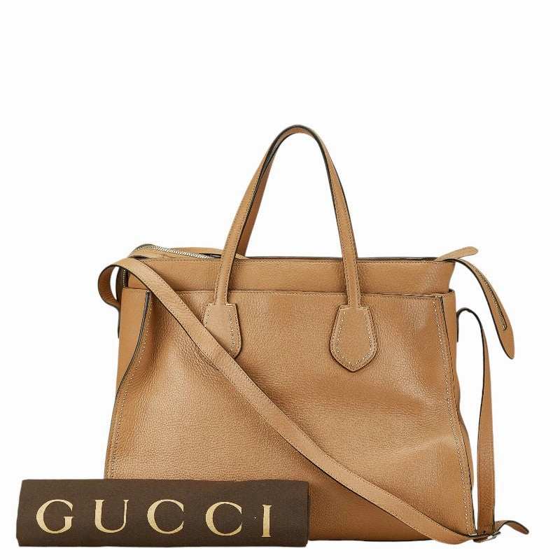 Gucci Leather 2WAY Handbag Shoulder Bag