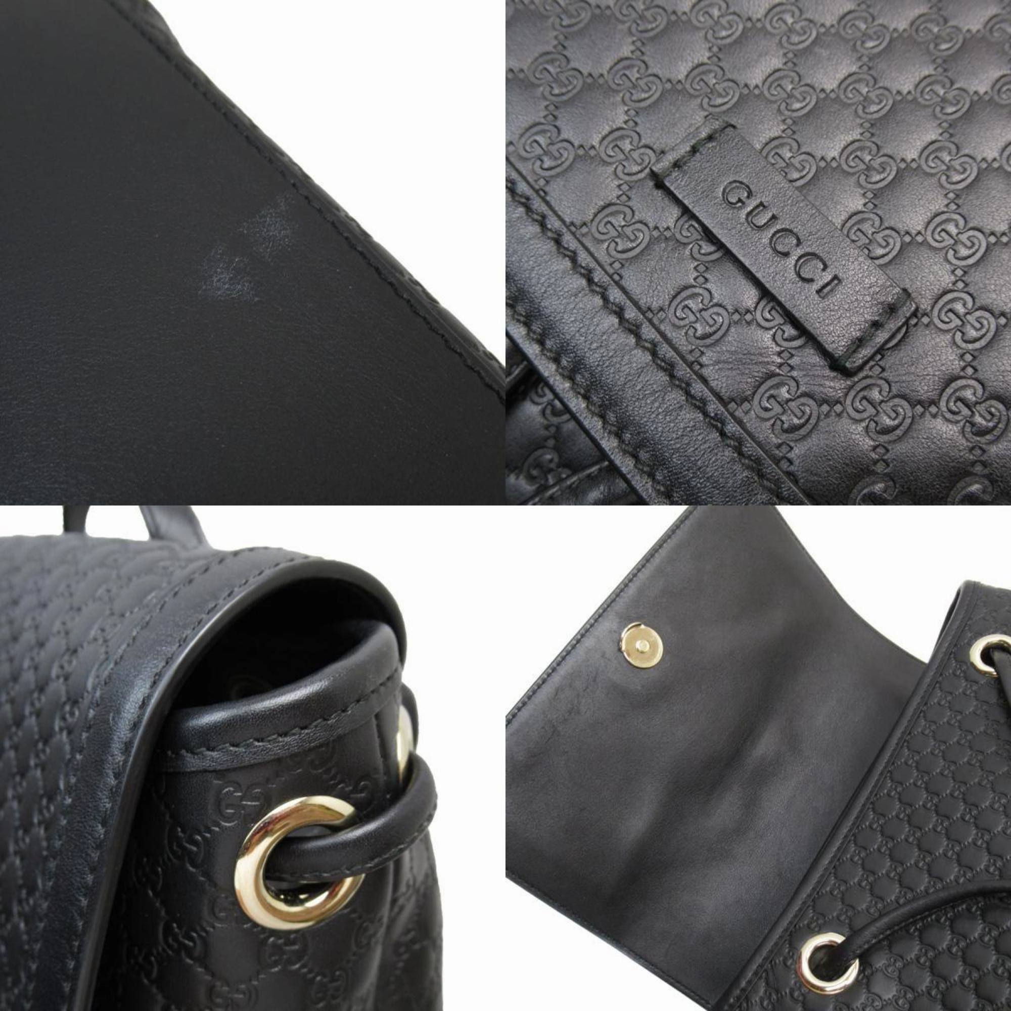 Gucci  Leather Backpack (Pre-Owned)