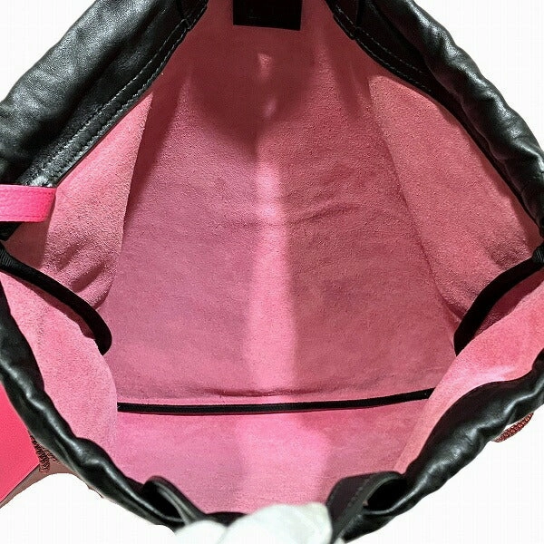 Gucci Leather Drawstring Backpack 516639
