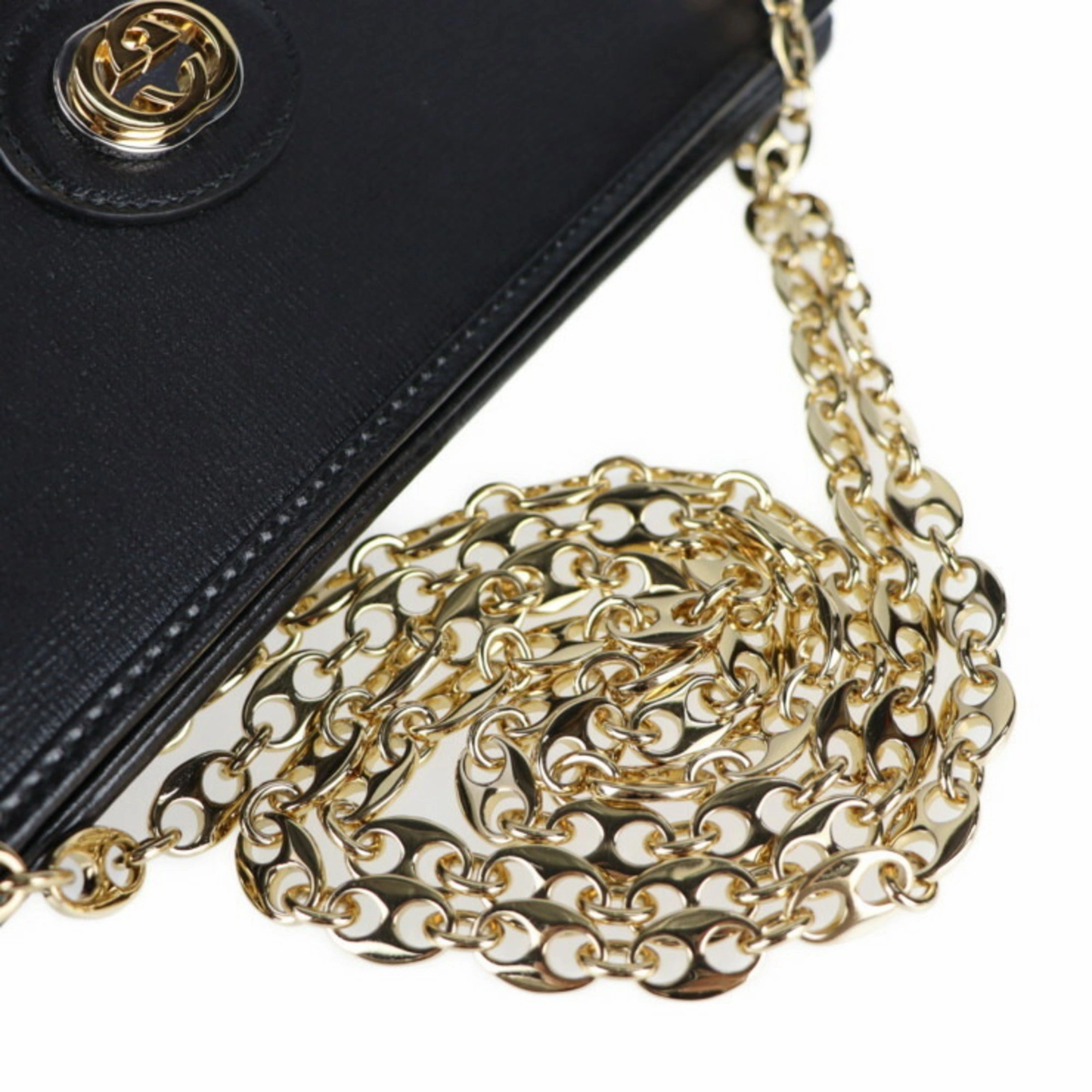 Gucci  Leather Shoulder Bag (Pre-Owned)