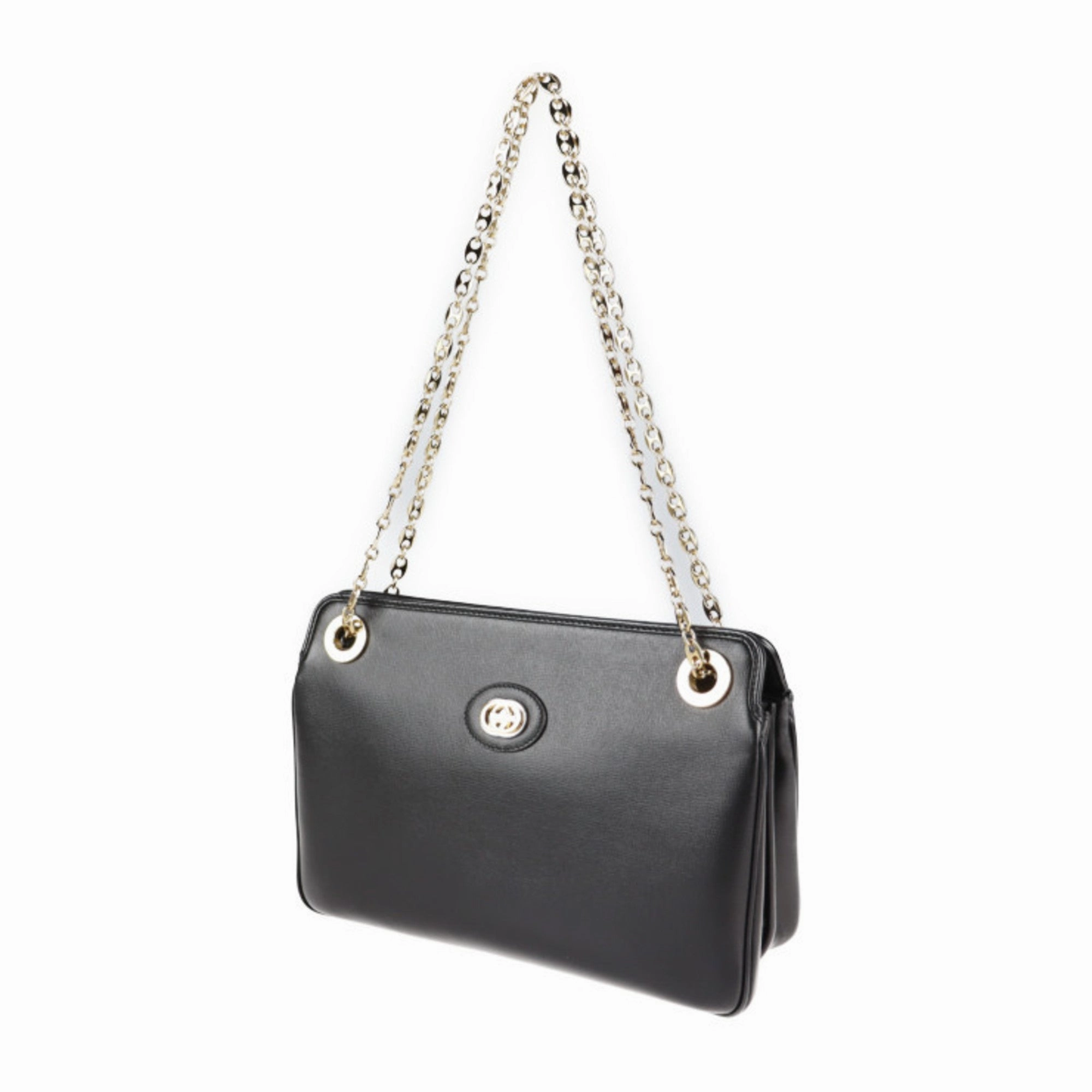 Gucci  Leather Shoulder Bag (Pre-Owned)