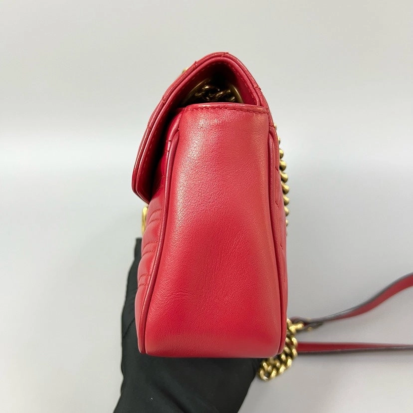 Gucci Marmont 26 Red Shoulder Bag