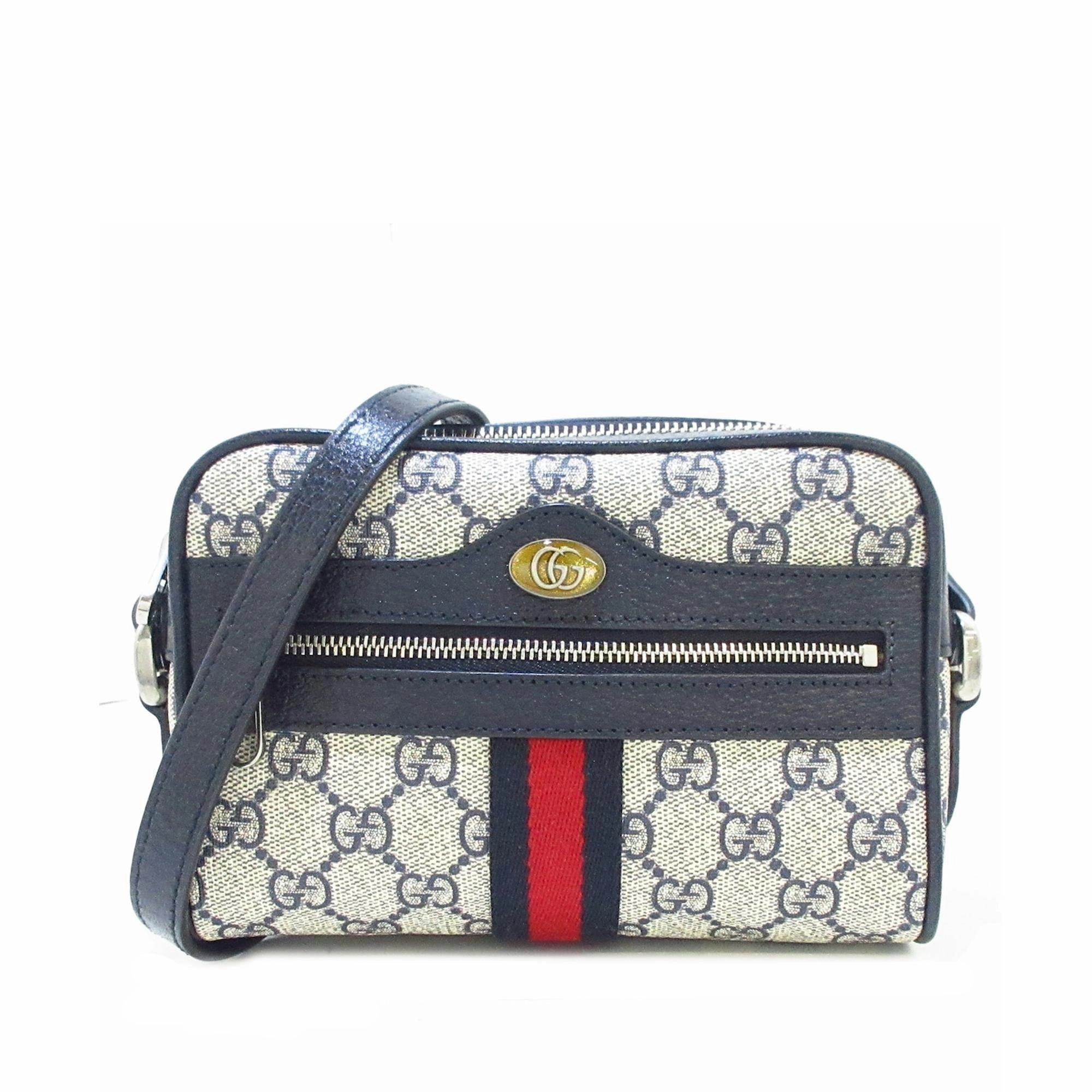 Gucci Mini GG Supreme Ophidia Crossbody Bag (SHG-YvnAqG)