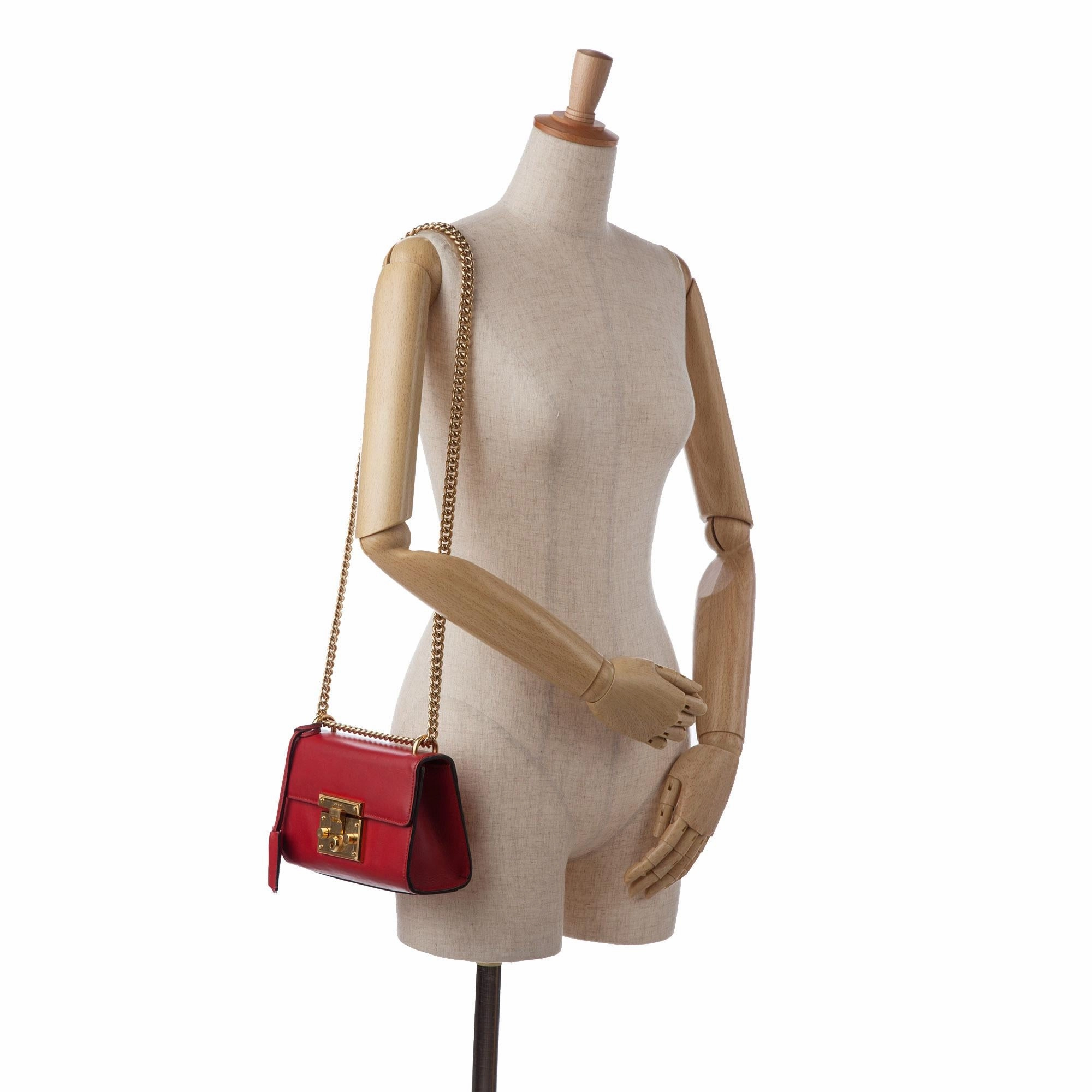 Gucci Padlock Leather Crossbody Bag (SHG-nADRjh)