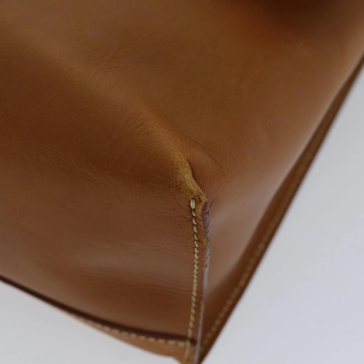 GUCCI Shoulder Bag Leather Brown  75672
