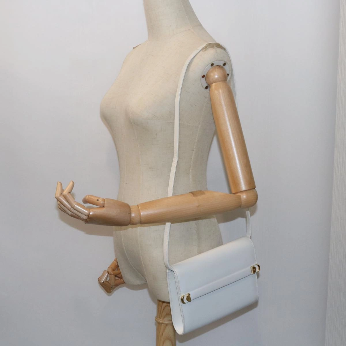GUCCI Shoulder Bag Leather White 004 056 0209  ep2193