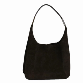 GUCCI Shoulder Bag Suede Brown 091 3167 001998  58812