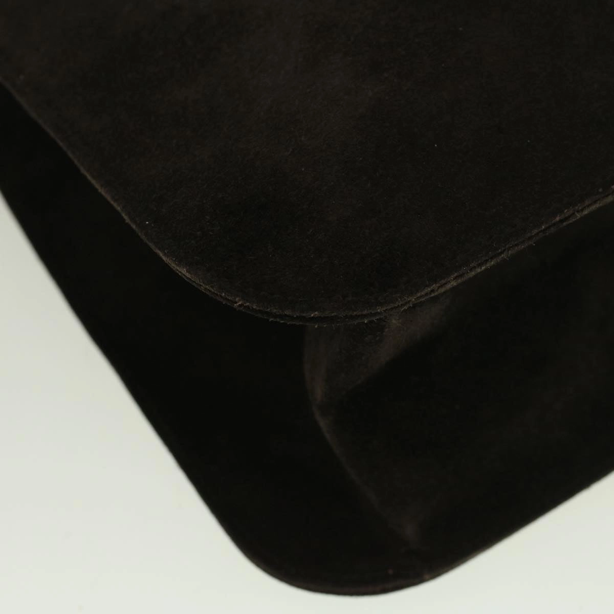 GUCCI Shoulder Bag Suede Brown 091 3167 001998  58812
