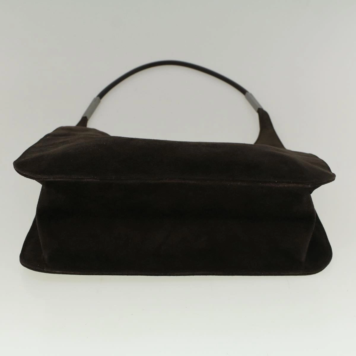 GUCCI Shoulder Bag Suede Brown 091 3167 001998  58812