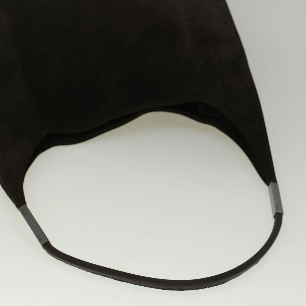GUCCI Shoulder Bag Suede Brown 091 3167 001998  58812