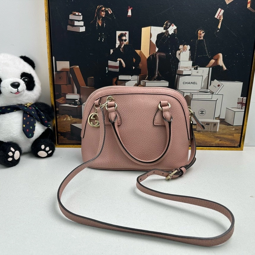Gucci Soho Pink Leather Crossbody Bag
