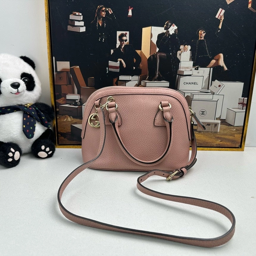 Gucci Soho Pink Leather Crossbody Bag