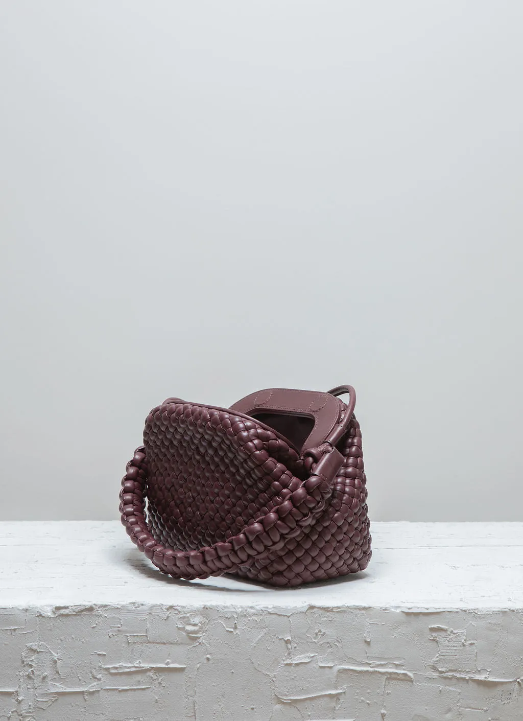 HANA Dark Maroon Clutch