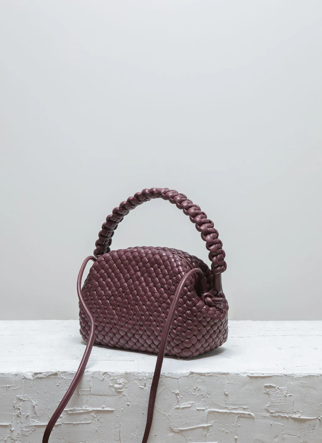HANA Dark Maroon Clutch