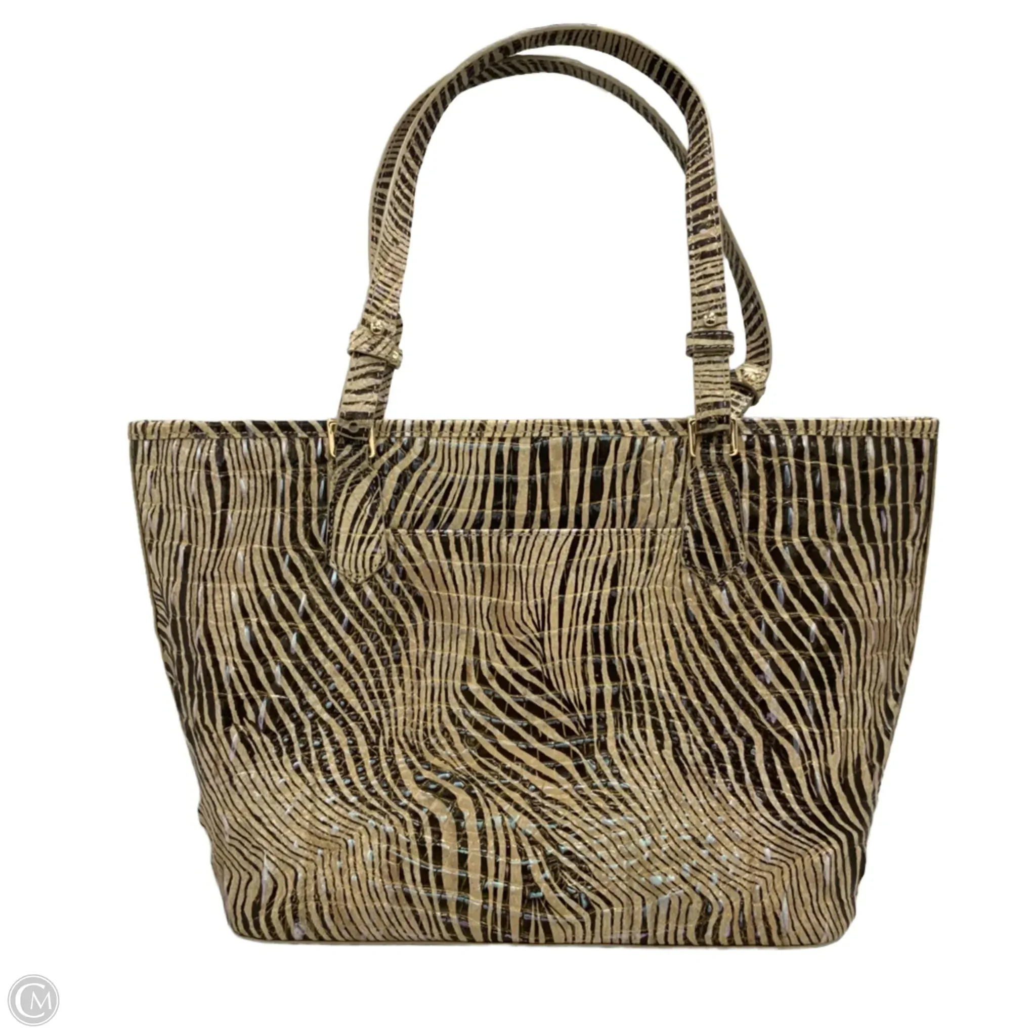 Handbag Designer By Brahmin, Size: Large