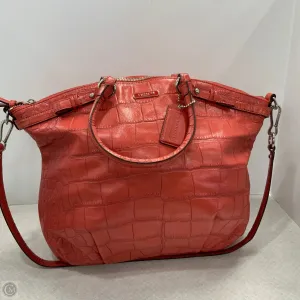 Handbag Designer By Coach, Size: Large