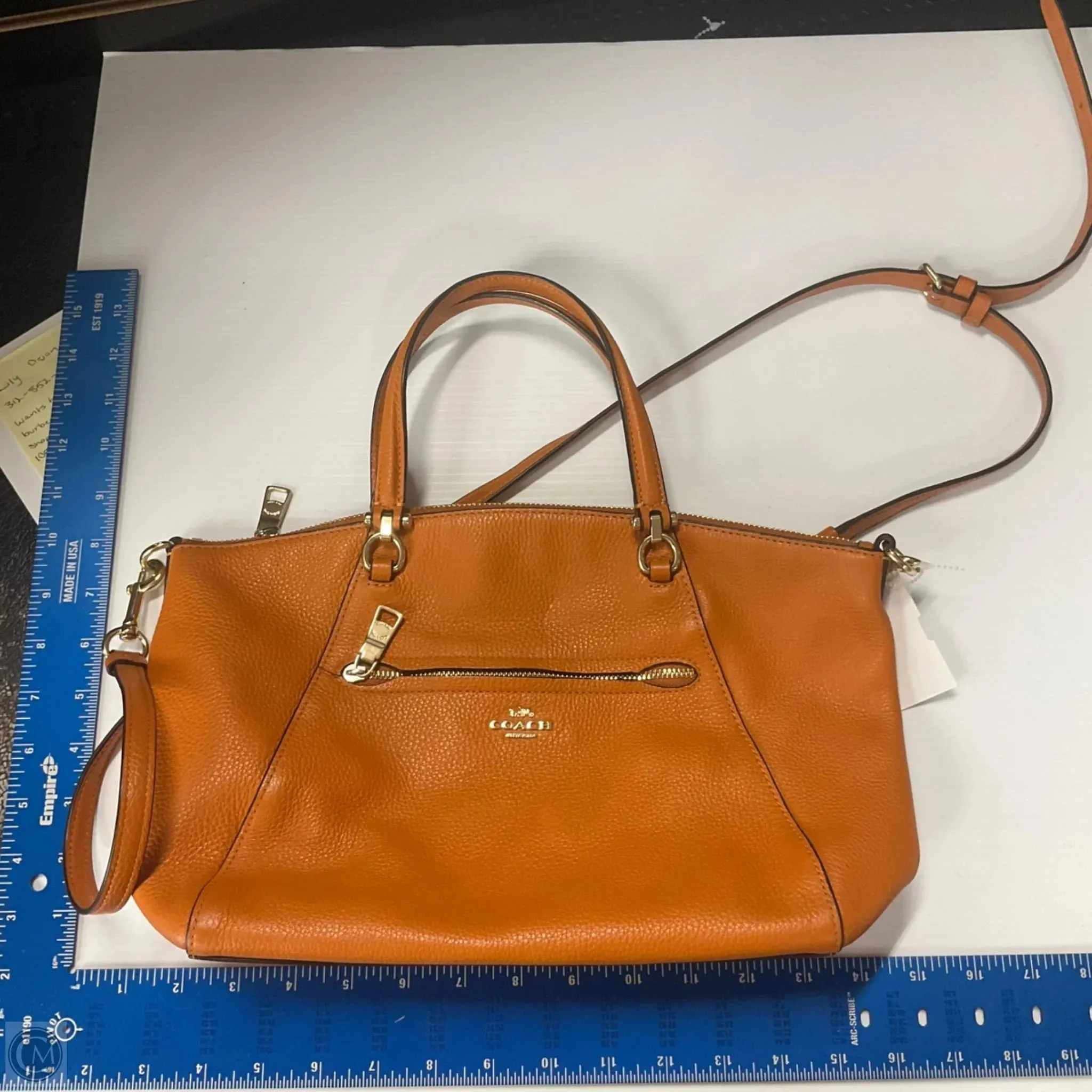 Handbag Designer By Coach, Size: Medium
