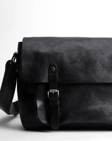 Handmade Cool leather men messenger bag shoulder laptop bag for men