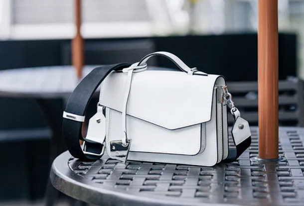 Handmade Genuine Leather Handbag Crossbody Bag Shoulder Bag Purse For Women