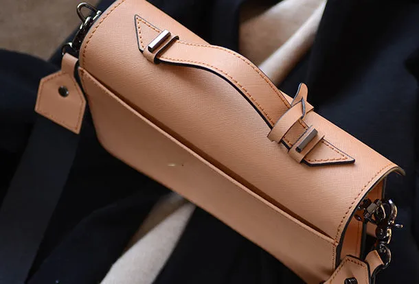 Handmade Genuine Leather Handbag Crossbody Bag Shoulder Bag Purse For Women