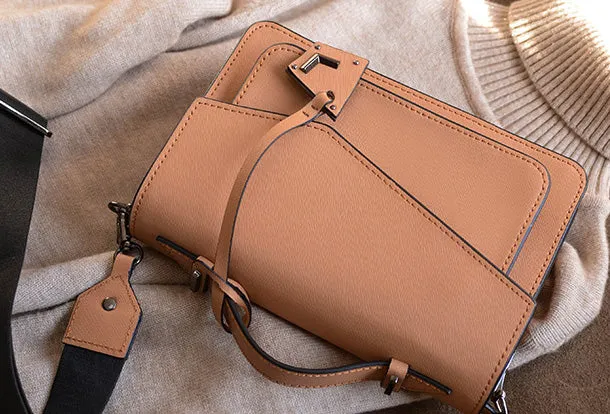 Handmade Genuine Leather Handbag Crossbody Bag Shoulder Bag Purse For Women