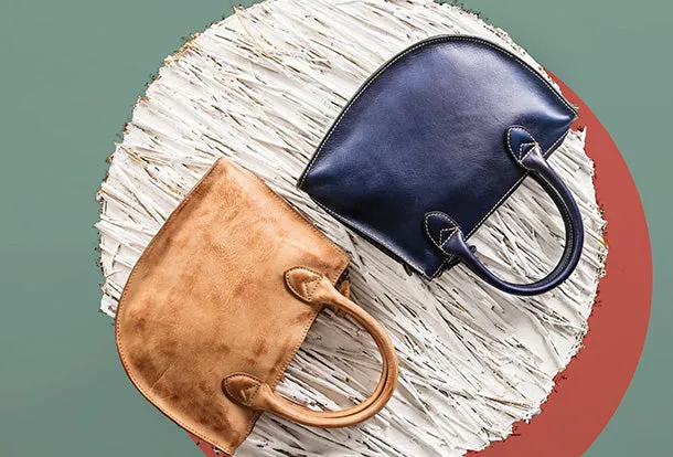 Handmade Genuine Leather Handbag Shopper Bag Crossbody Bag Shoulder Bag Purse For Women