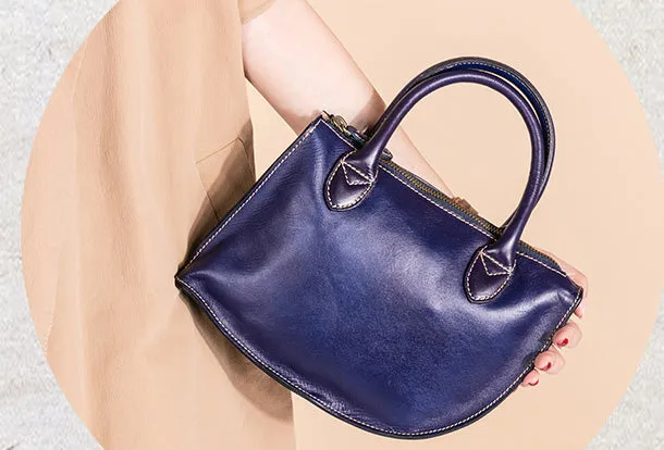 Handmade Genuine Leather Handbag Shopper Bag Crossbody Bag Shoulder Bag Purse For Women