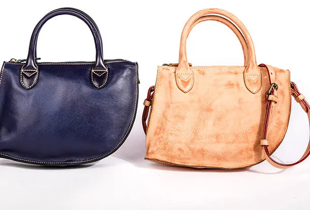 Handmade Genuine Leather Handbag Shopper Bag Crossbody Bag Shoulder Bag Purse For Women