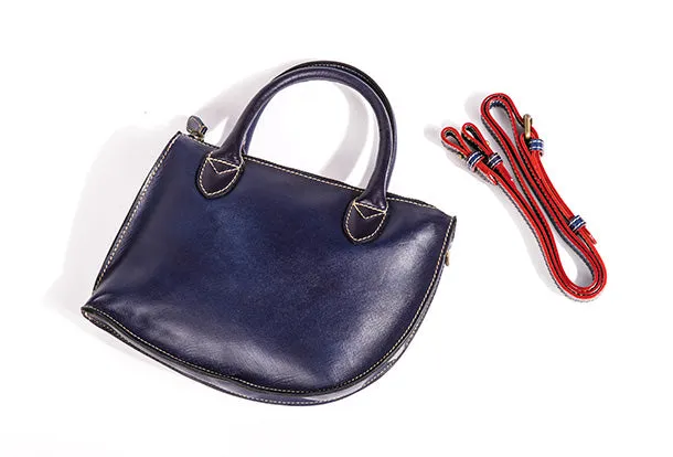 Handmade Genuine Leather Handbag Shopper Bag Crossbody Bag Shoulder Bag Purse For Women
