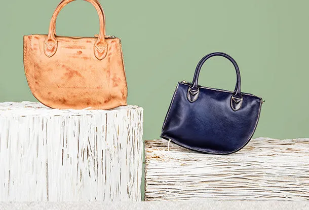 Handmade Genuine Leather Handbag Shopper Bag Crossbody Bag Shoulder Bag Purse For Women