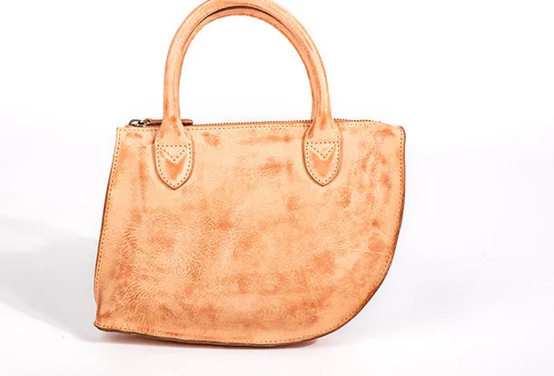 Handmade Genuine Leather Handbag Shopper Bag Crossbody Bag Shoulder Bag Purse For Women