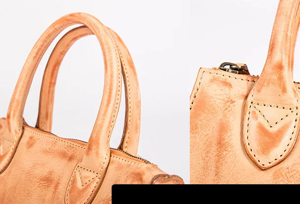 Handmade Genuine Leather Handbag Shopper Bag Crossbody Bag Shoulder Bag Purse For Women