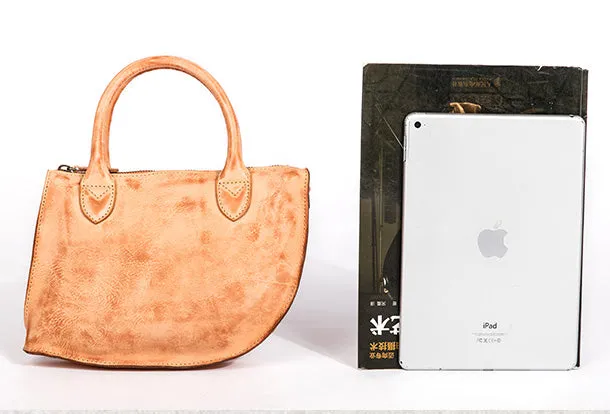 Handmade Genuine Leather Handbag Shopper Bag Crossbody Bag Shoulder Bag Purse For Women