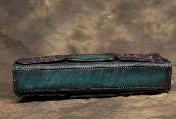 Handmade Leather crossbody purse shoulder bag for women leather