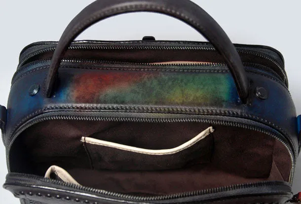 Handmade Leather handbag purse shoulder bag for women leather shopper bag