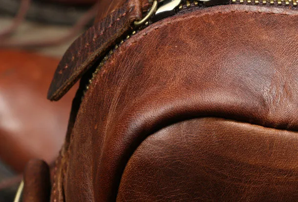 Handmade leather men Briefcase messenger large vintage shoulder laptop bag vintage bag