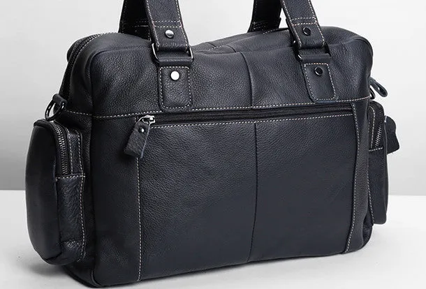 Handmade leather men messenger large vintage shoulder laptop bag vintage bag