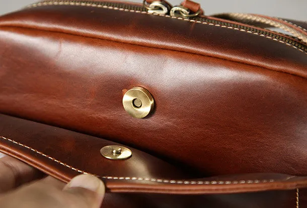 Handmade leather men messenger large vintage shoulder laptop bag vintage bag