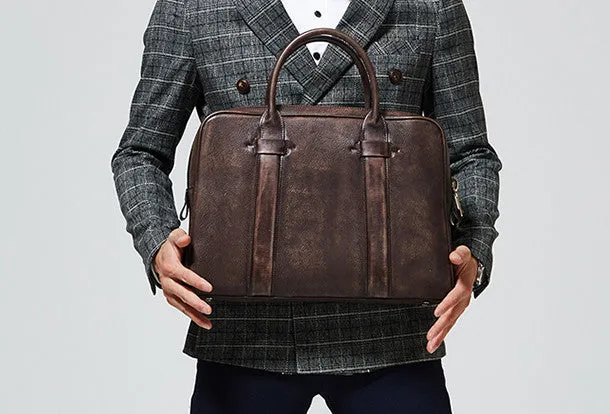 Handmade leather men messenger large vintage shoulder laptop bag vintage bag