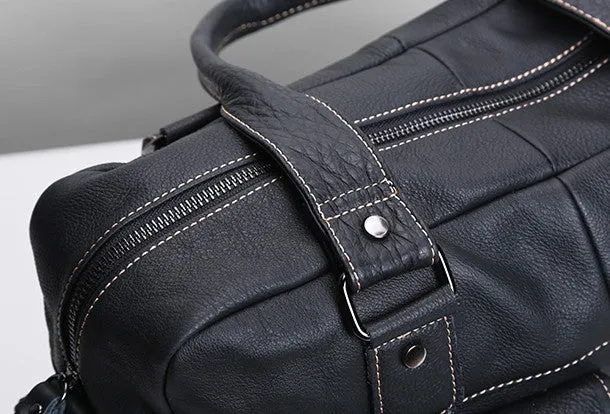 Handmade leather men messenger large vintage shoulder laptop bag vintage bag