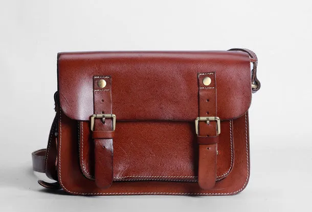 Handmade leather men Satchel bag messenger large vintage shoulder bag vintage bag
