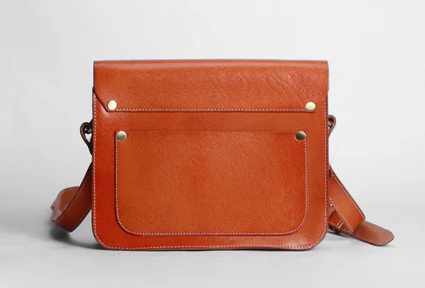 Handmade leather men Satchel bag messenger large vintage shoulder bag vintage bag
