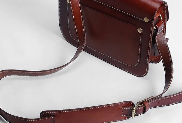 Handmade leather men Satchel bag messenger large vintage shoulder bag vintage bag